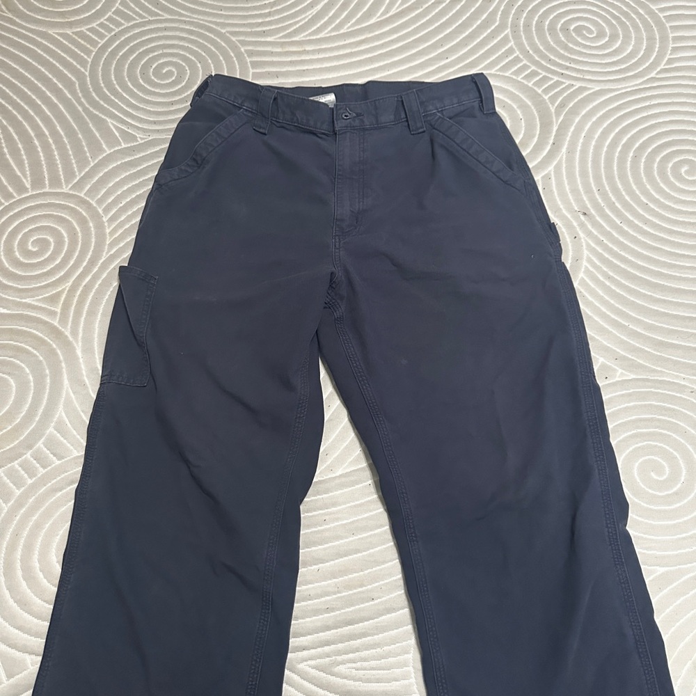 Carhartt blue carpenter pants